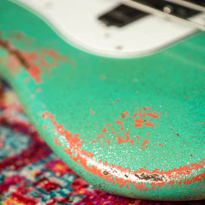 Fender Custom Shop ’59 P-Bass Heavy Relic - Aged Seafoam Green/Faded Tahitian Coral image 15