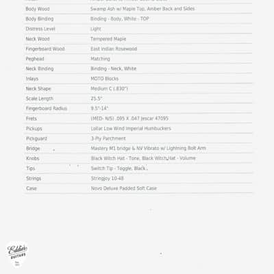Novo Maple Top Miris JHH Dealer LTD - Amber Burst #261131 image 17