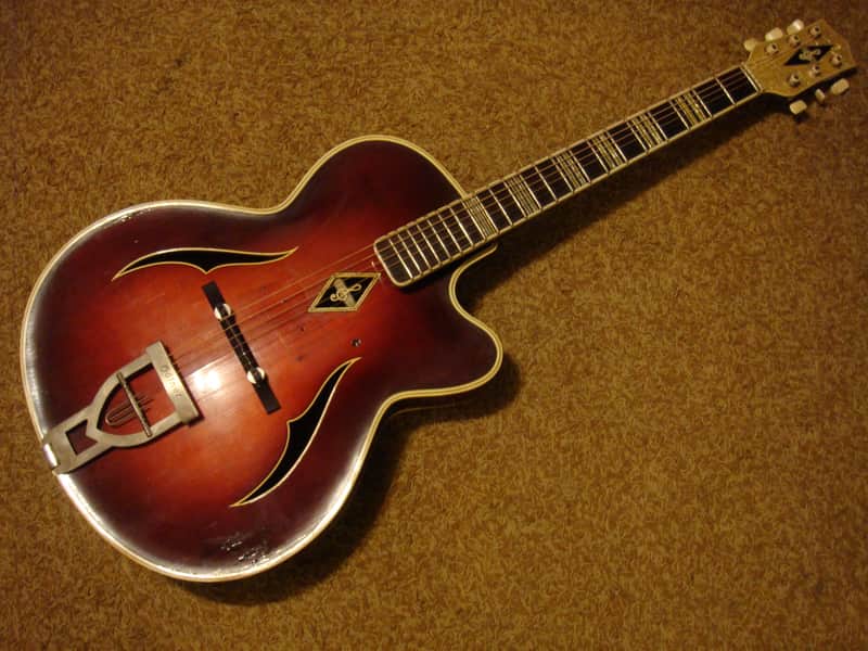 Hofner 464S 1956 Red Sunburst image 1