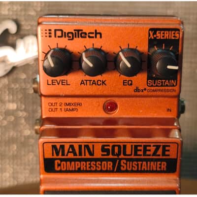 DigiTech Main Squeeze Compressor 2000s - Orange image 2