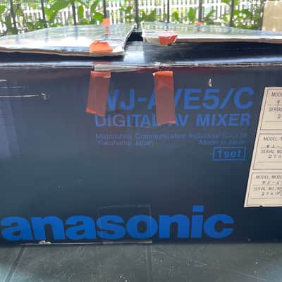 Panasonic Panasonic WJ-AVE5 Digital AV Mixer / Video Synthesizer - Vintage Retro Video FX - Mint in Original Box 1990 - Nero image 13