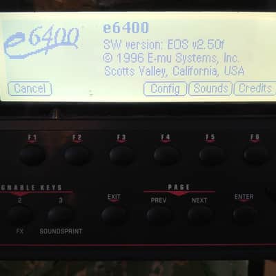 E-MU Systems E6400 Emulator Rackmount 64-Voice Sampler Workstation image 6