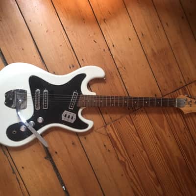 Dyko/Tiesco/Pleasent Vintage Japanese Electric Guitar 60's White image 7