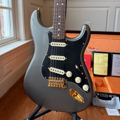 2026 Fender Custom Shop '65 Stratocaster Dual Mag B3 Limited Edition Journeyman - Charcoal Frost Metallic image 2