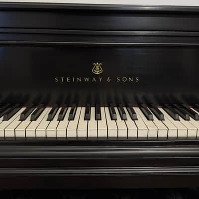 Steinway & Sons Model A 1917 Grand Piano – 6'2" – Professionally Restored – Satin Ebony image 3