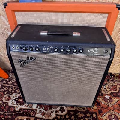 Vintage 1964 Fender Concert USA Blackface 4x10 Valve Amplifier Combo *1960s* image 4