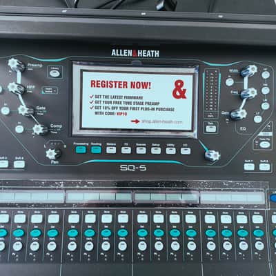 Allen & Heath SQ-5 48-Channel Digital Mixer/USB Interface 2017 - Present - Black image 4