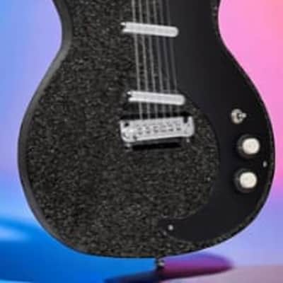 Danelectro 59M NOS+ Electric Guitar - Black Metal Flake, Lipstick Pickups, Vintage Style image 8