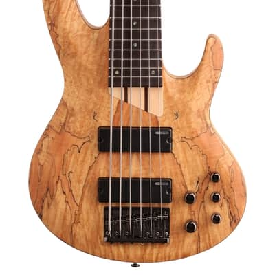 ESP LTD B206SM 6 String Electric Bass Guitar Natural Satin image 3