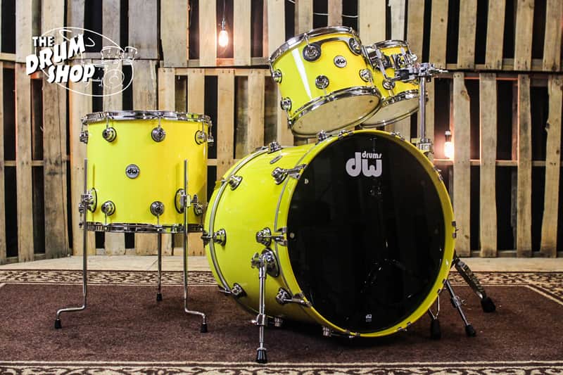 DW Collector's Maple Tony Williams Yellow Drum Set - 22, 10, 12, 16 SO# 1099565 image 1