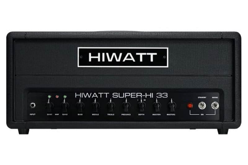 Hiwatt SUPER-HI 33 30 Watt 2 Channel Tube Guitar Amplifier Head image 1