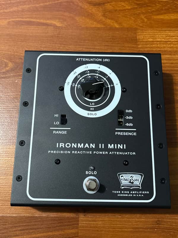 Tone King Ironman II Mini 30-Watt Precision Reactive Power Attenuator 2016 - Present - Black image 1