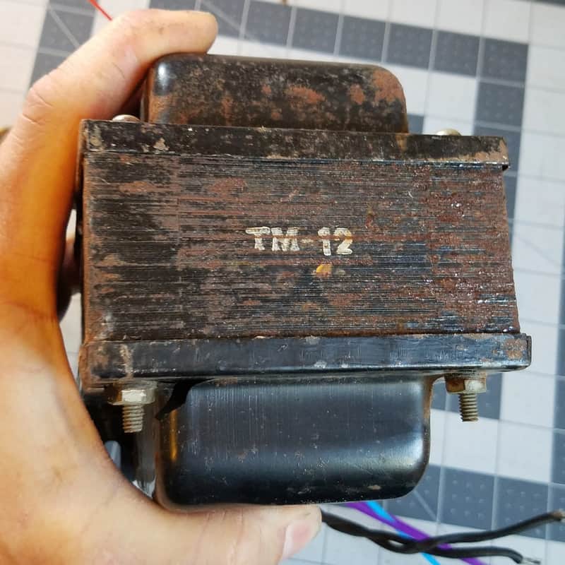 Unknown TM-12  Vintage Power Transformer Tested 315-0-315 / 6.3 / 5 / 12.6 V HUGE 9 lb Tube Amp Project 1950s image 1