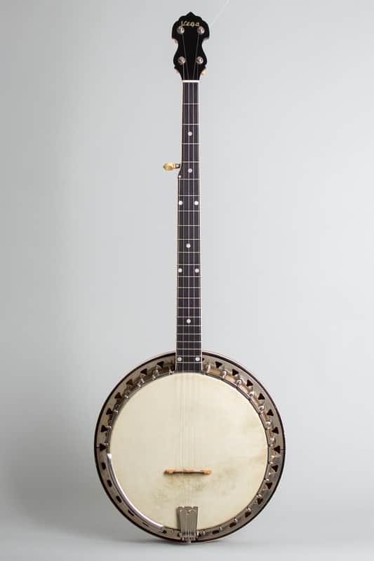 Vega  Little Wonder 5 String Resonator Banjo (1952), ser. #98678, black hard shell case. image 1