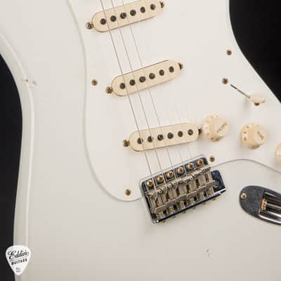 Fender Custom Shop Limited Edition 1956 Stratocaster Journeyman Relic - Desert Tan/Custom Shop NAMM Event Instrument #188 #CZ589378 image 12