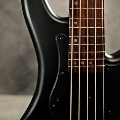 Schecter Stiletto Stealth-5 Active 5-String Bass 2010s - Satin Black image 5