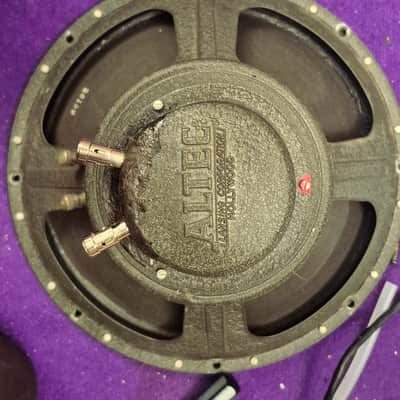 Altec Lansing 604 B duplex coaxial speakers with n1000b crossover restored early hi-fi 1949 - Grey crackle image 10