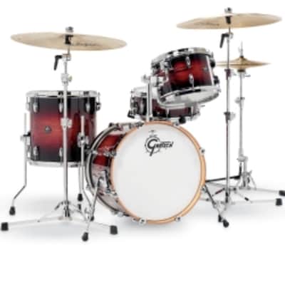 Gretsch Renown 4 Piece Drum Set (18/12/14/14sn) Cherry Burst image 2