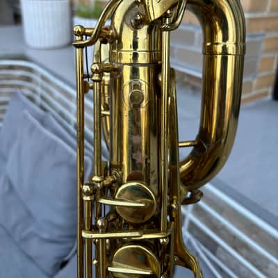 Couf Superba 1 low A bari sax w/ new case image 18