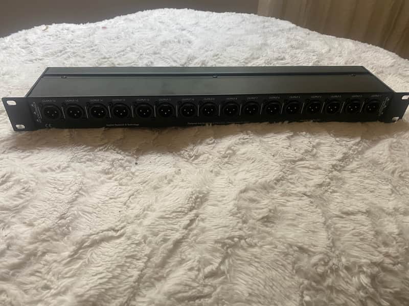 ART P16 Rackmount 16-Channel Balanced XLR Patchbay 2015 - Present - Black image 1