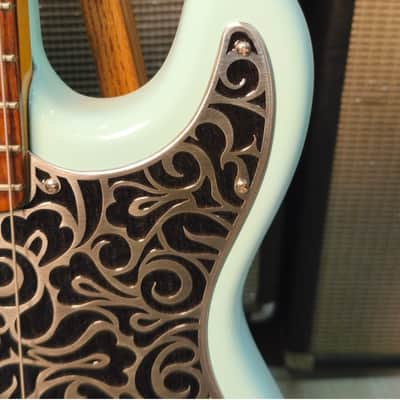 Greco Mercury Bass 1977 Daphne Blue Refin image 3