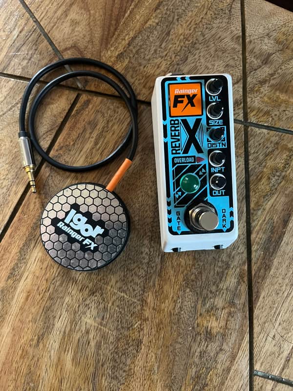 Rainger FX Reverb-X with Igor Pressure Pad Controller 2010s - Blue image 1