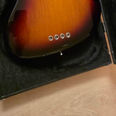 Fender American Standard Jazz Bass Fretless 2015 - 3-Color Sunburst image 5