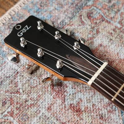 Grez Mendocino Black / Natural w/ Dynasonic Pickups & TK Smith vibrato image 8