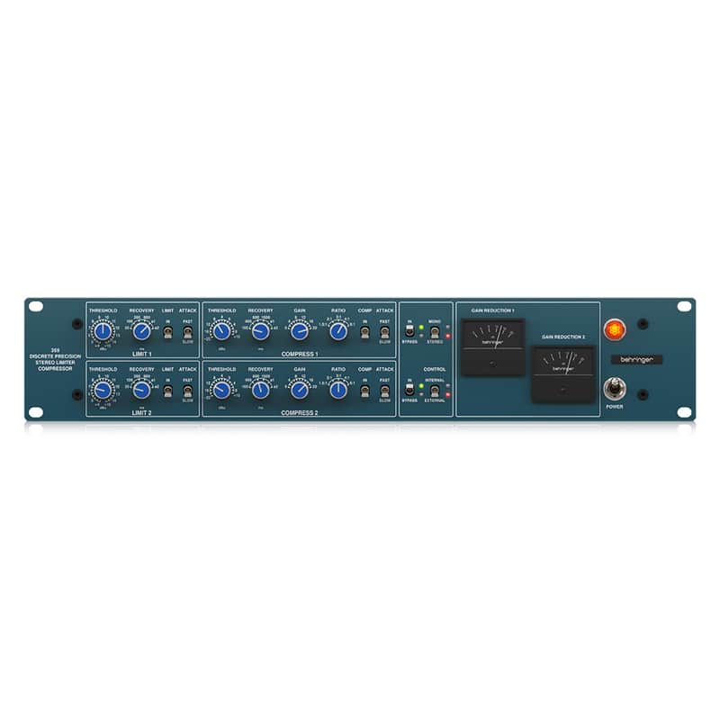 Behringer 369 Classic 2-Channel Precision Stereo Compressor and Limiter with Custom-Built Midas Transformers image 1