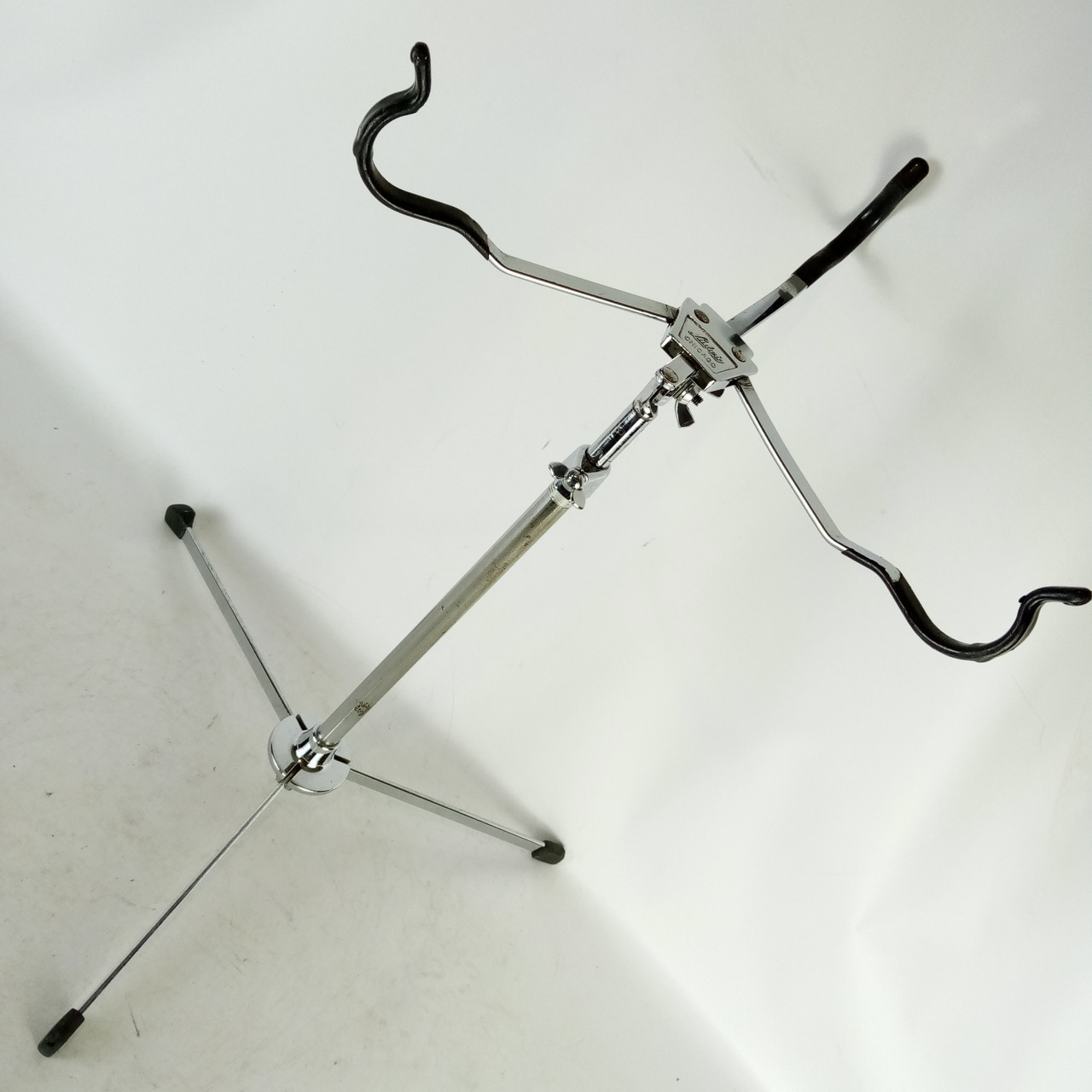 Ludwig Flat-Base 60s Standard Model Tripod+Atlas Basket Snare Drum Stand Flush* — main photograph