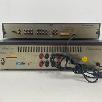 Luxman - C-02/M-02 - Power/Pre-Amplifier Set - Serviced (Repaired) image 8