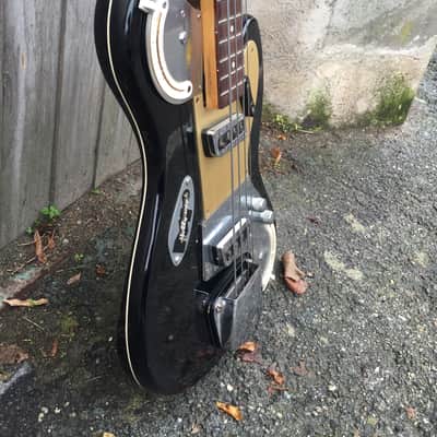 Meazzi Jupiter Vintage Bass Made in Italy 1964 Black image 6