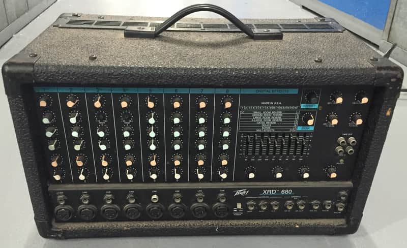 Peavey XRD 680 Powered PA Mixer 8 Channel Head image 1