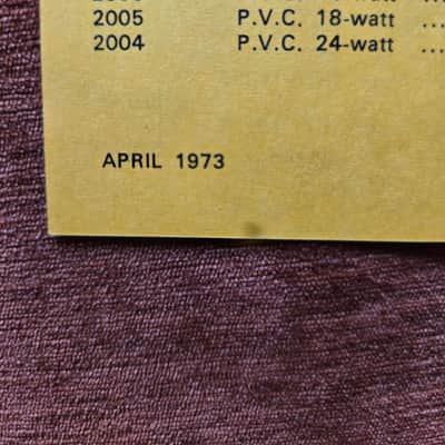 Marshall Catalog 1973 image 5