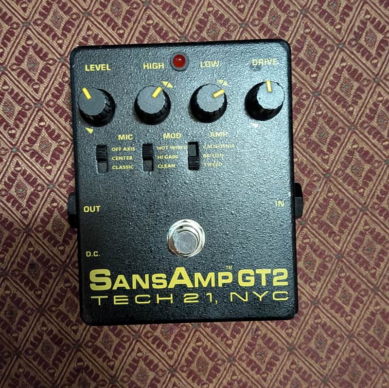 Tech 21 SansAmp GT2 1993 - Present - Black image 1