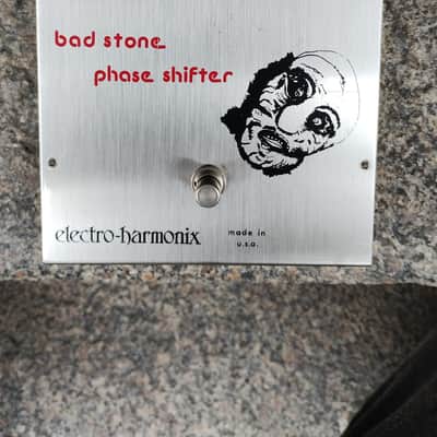 Electro-Harmonix Bad Stone Analog Phase Shifter V1 "Mummy Face" 1970s - Silver image 1