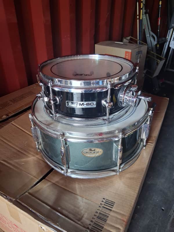 Pearl Forum snare + pearl M80 snare image 1