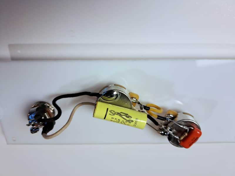 Precision Bass Wiring Harness w/.1 SoZo Cap  Free USA Shipping image 1