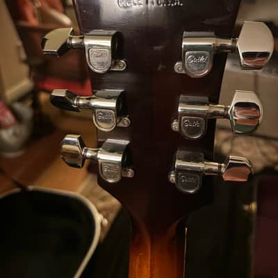 c. 1980 Guild Starfire SF-4 Semi-Hollow body guitar - Tobacco Burst L/H image 5