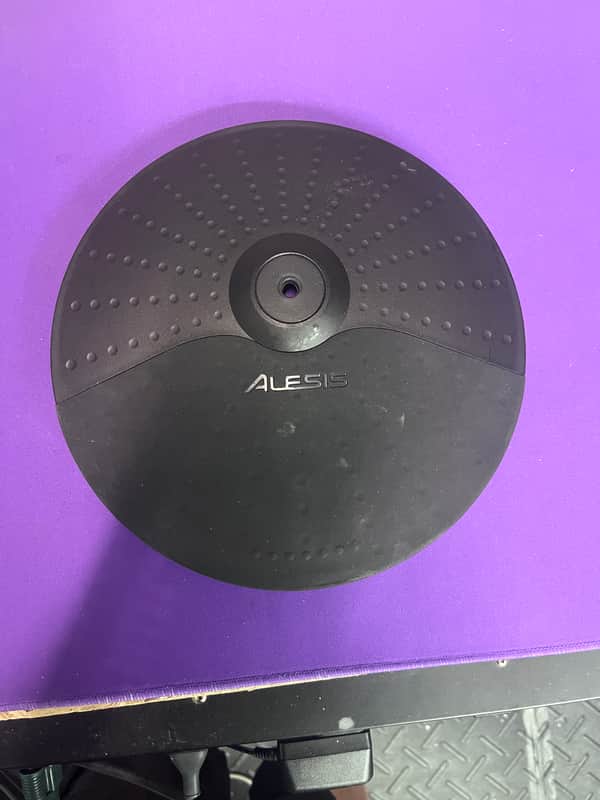 Alesis 10" Electronic Cymbal Pad with Choke – Dual‑Function Trigger, Responsive Rubber Playing Surface, E‑Drum Replacement Pad, Compatible with Alesis Nitro, Surge, Crimson & More image 1