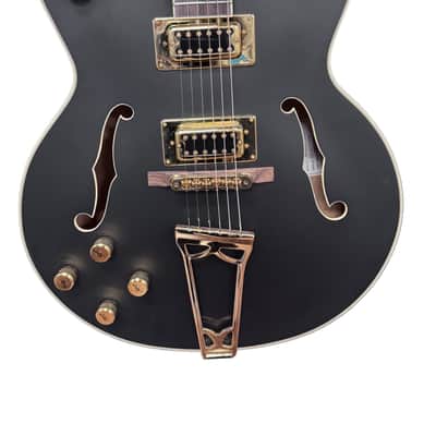 Preowned Gretsch G5191 Tim Armstrong Electromatic Hollowbody Left-Handed Electric Guitar - Matte Black image 2