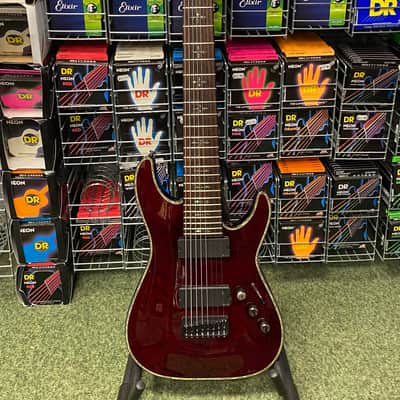 Schecter C-8 Hellraiser in black cherry - Made in Korea image 7