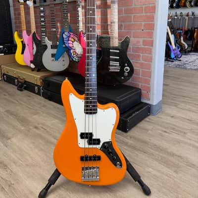 2017 Fender Player Jaguar Bass Capri Orange image 2
