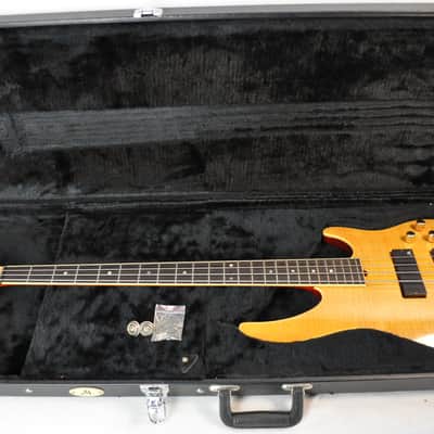 Brian Moore i4 i2000 2001 Natural 4 String Bass Neck-Thru w/OHSC image 16