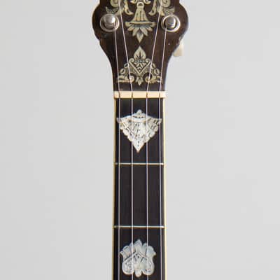 Vega  Tu-Ba-Phone #9 5 String Banjo (1923), ser. #67614, original black hard shell case. image 5