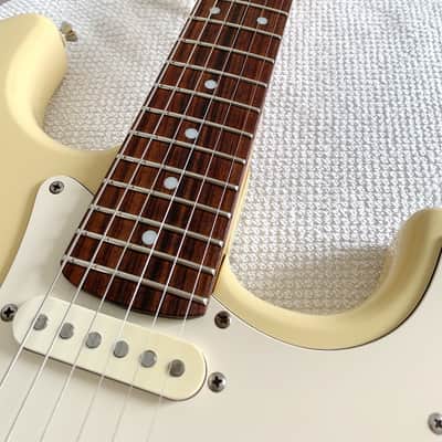1980’s - 1990’s Vintage Starfire Stratocaster by EKS Tech Inc. Vintage Cream / Buttercream, Made in Japan. Upgraded, Serviced & Setup image 13