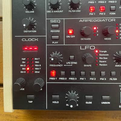 Sequential Trigon-6 Desktop 6-Voice Polyphonic Synthesizer 2023 - Present - Black with Wood Sides image 2