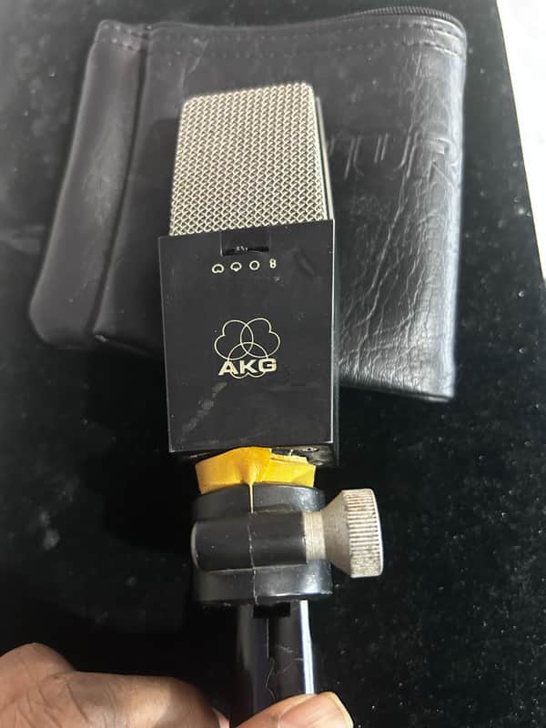 AKG C414 XLS Large Diaphragm Multipattern Condenser Microphone 2010s - Black image 1