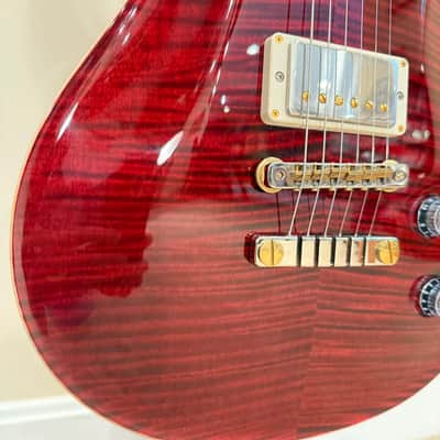 PRS Wood Library McCarty 594 - Red Tiger 10-Top, Ebony Board - 7lbs 11.5oz - Mint image 4