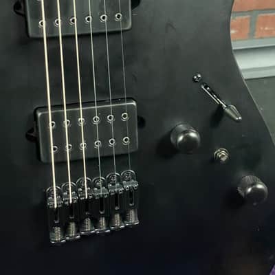Ibanez RG Iron Label Series RGRTB621 Electric Guitar Black Flat image 3